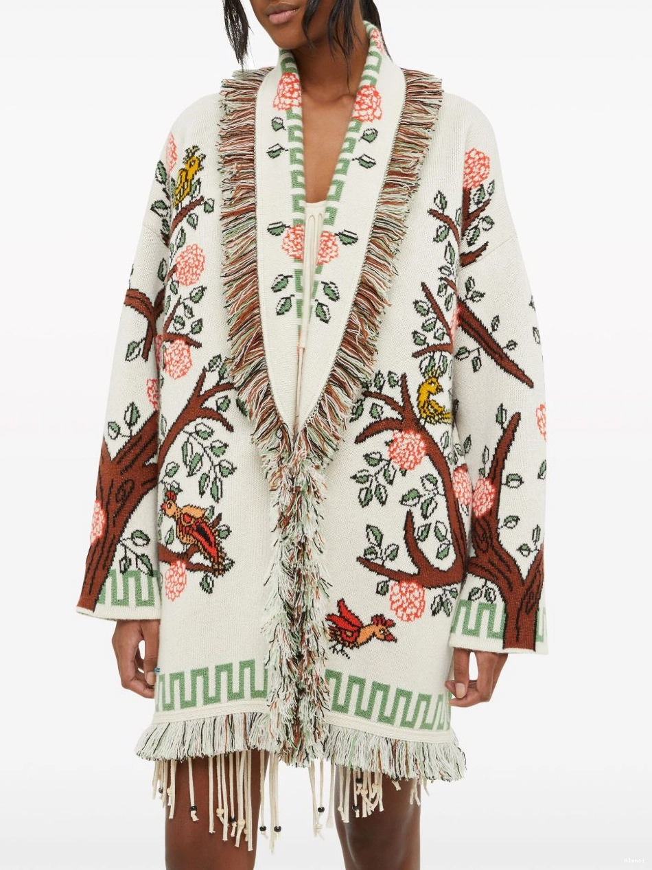 Affordable Tree Life Alanui Women of cardigan cashmere 0814